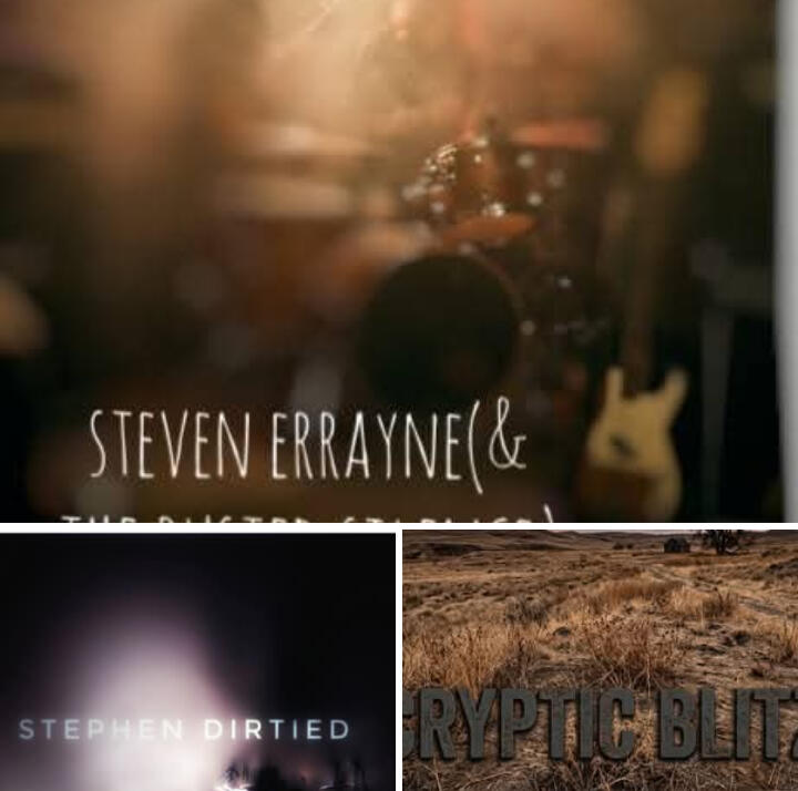 STEPHEN DIRTIED(Artist/Project name)/Steven Errayne(& The Rusted Silence)[Ex-name/band]/CRYPTIC BLITZ(Logo)